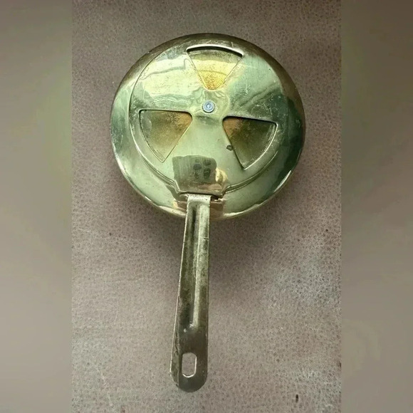 Vintage Small Brass Chafing Dish Warmer - Picture 3 of 6